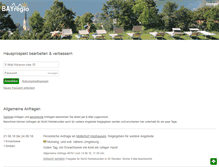 Tablet Screenshot of gastgeber.bayregio.de